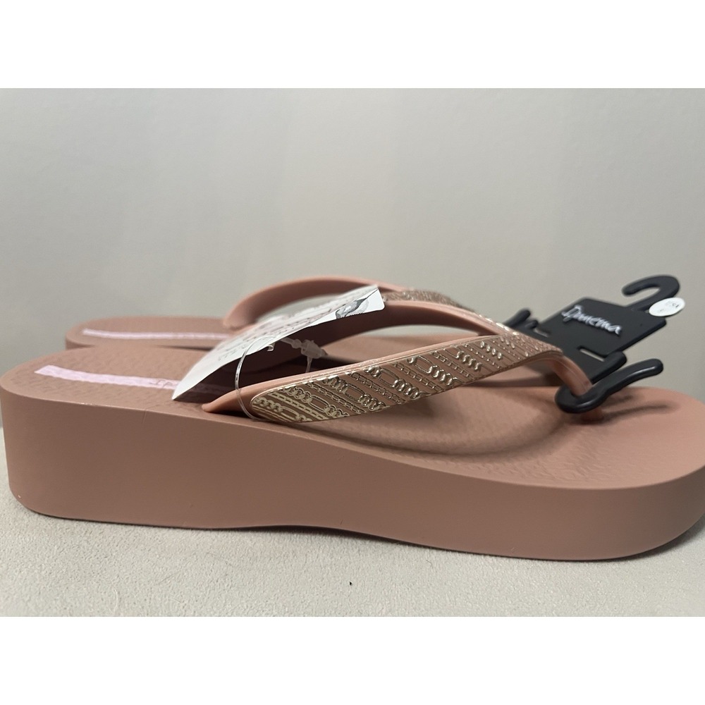 Ipanema Women's Mesh VIII Platform Sandals, Pink/Rose Flip Flop Size 8 - Picture 6 of 6